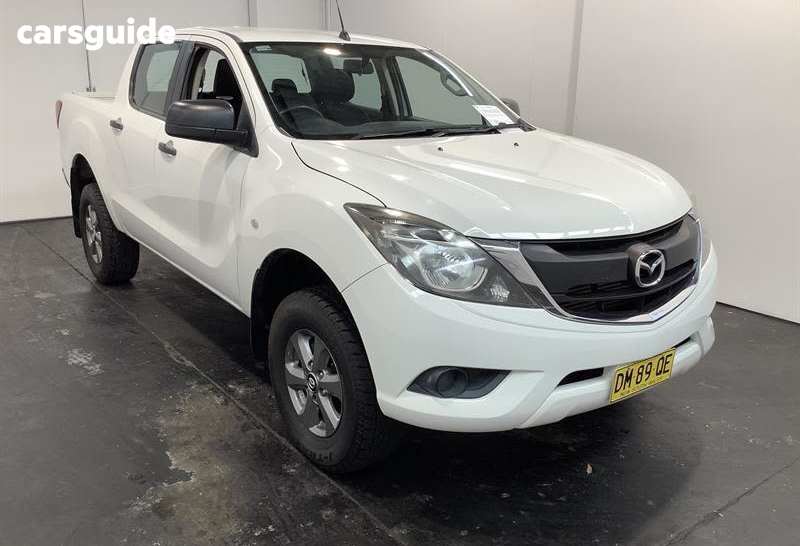 White 2015 Mazda BT-50 Dual Cab Utility Xt (4X2)