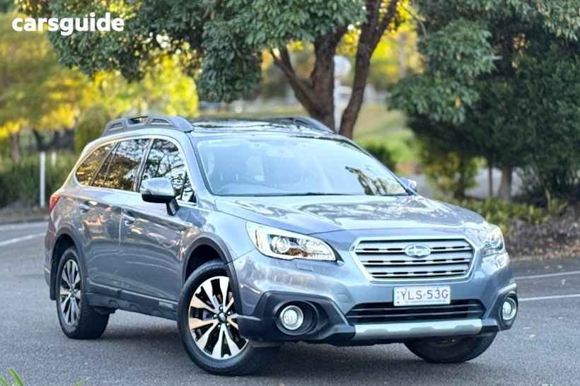 Grey 2015 Subaru Outback Wagon 2.5I Premium