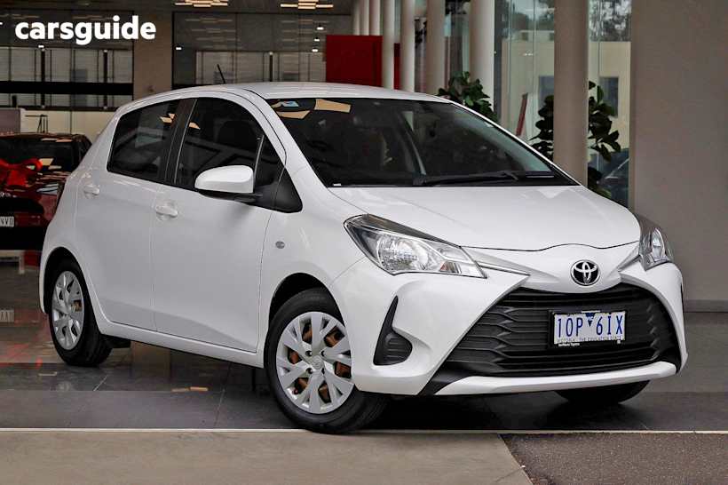 White 2018 Toyota Yaris Hatch ASCENT F