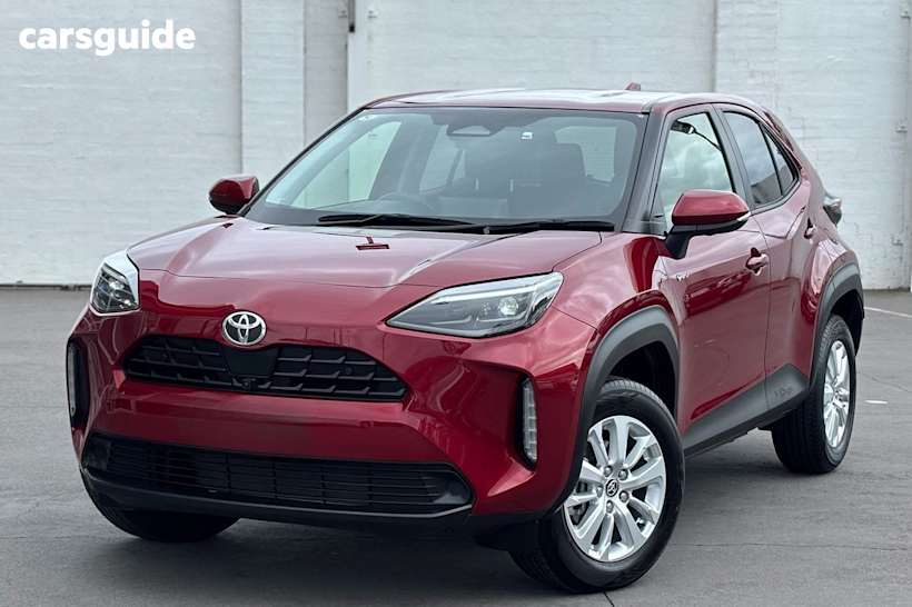 Red 2024 Toyota Yaris Cross SUV GXL F