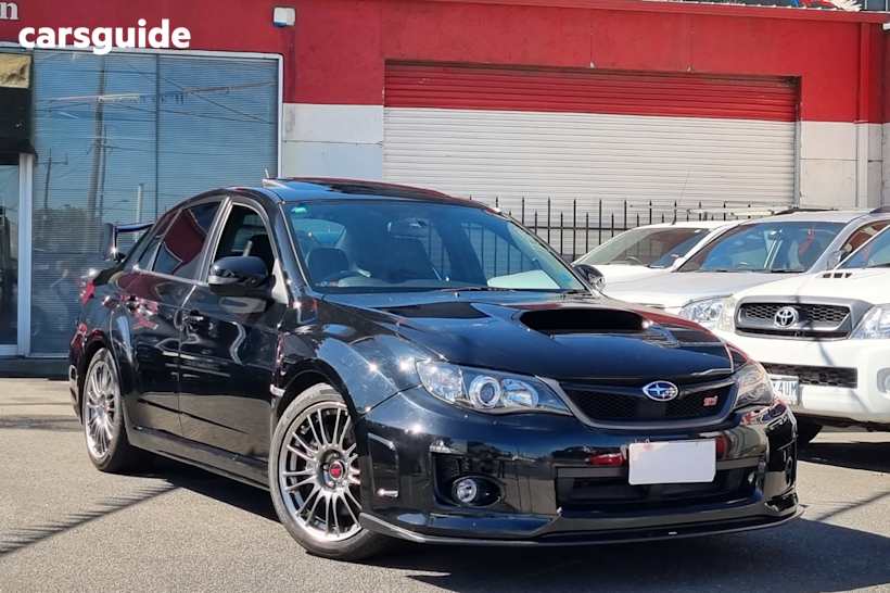 Black 2011 Subaru Impreza Sedan Wrx Sti Spec R
