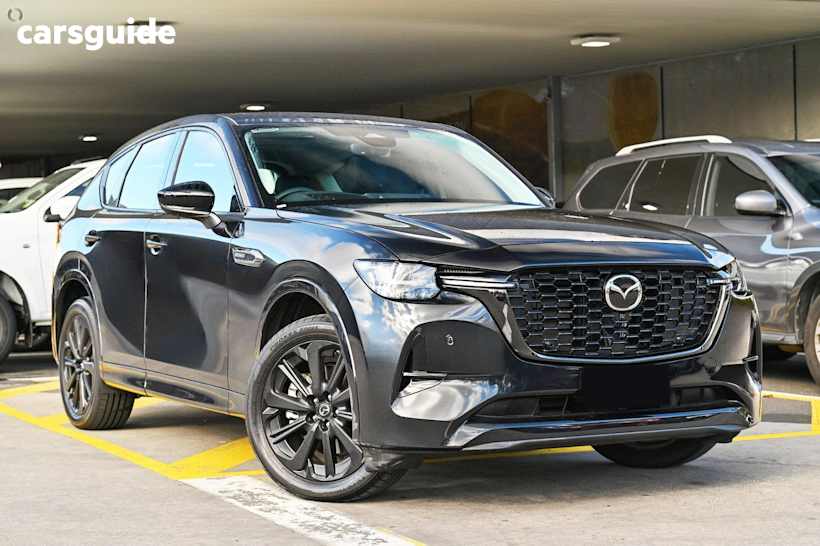 Black 2025 Mazda CX-60 SUV G40E GT 4X4