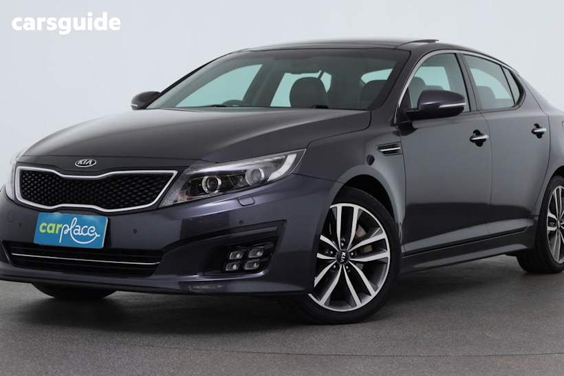 Grey 2015 Kia Optima Sedan Platinum