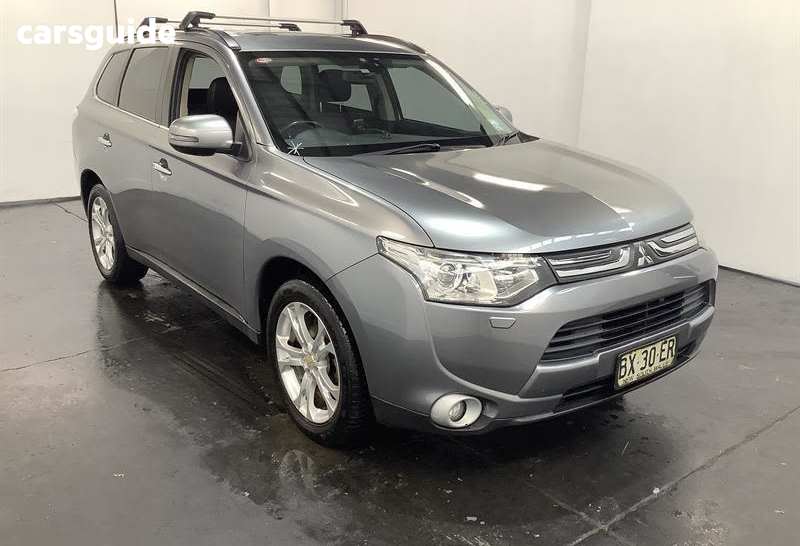 Grey 2013 Mitsubishi Outlander Wagon Aspire (4X4)