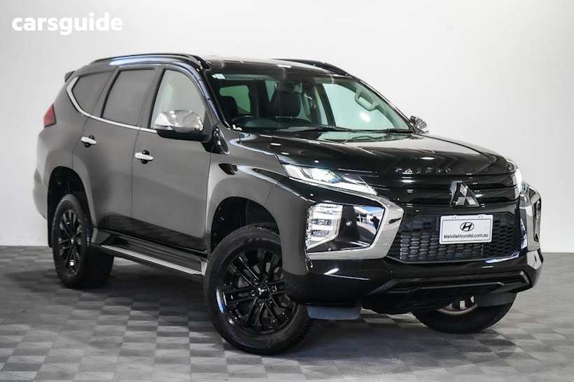 Black 2022 Mitsubishi Pajero Sport Wagon Gsr (4Wd) 7 Seat