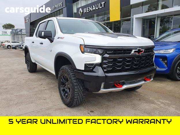 White 2025 Chevrolet Silverado Ute Tray 1500 ZR2 W/TECH PACK 4X4