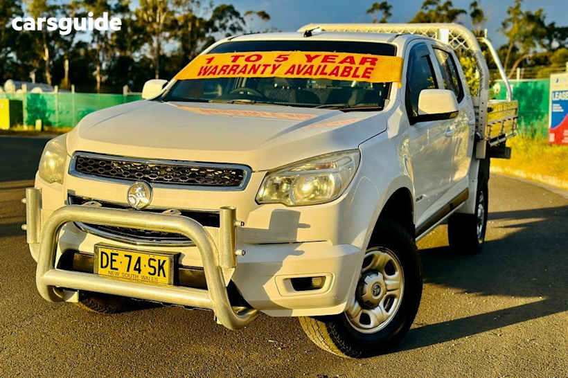 White 2012 Holden Colorado Crew Cab Pickup Lx (4X4)