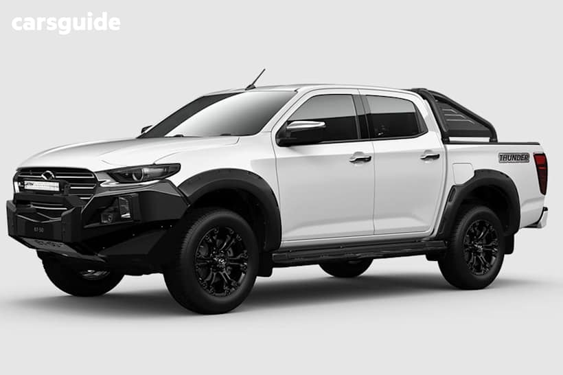 White 2022 Mazda BT-50 Dual Cab Pick-up Thunder (4X4)