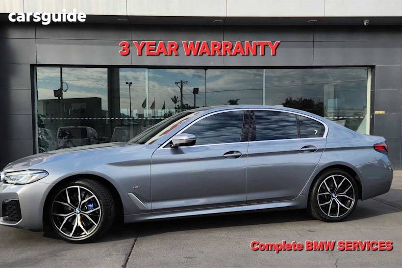 Blue 2023 BMW 530D Sedan M Sport Lci