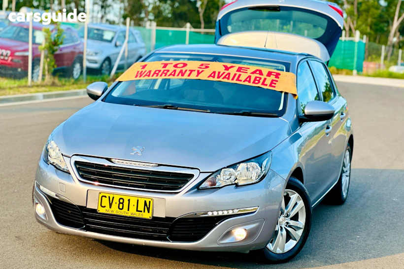 Grey 2016 Peugeot 308 Hatchback Active