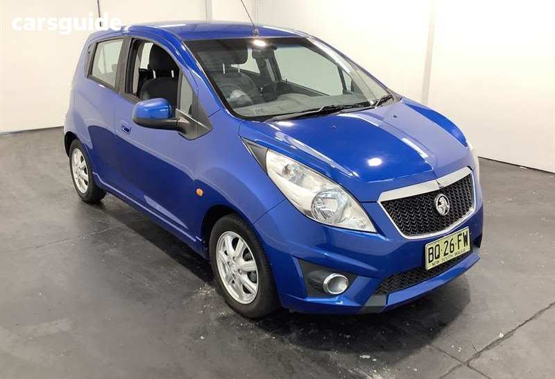Blue 2010 Holden Barina Spark Hatchback Cd