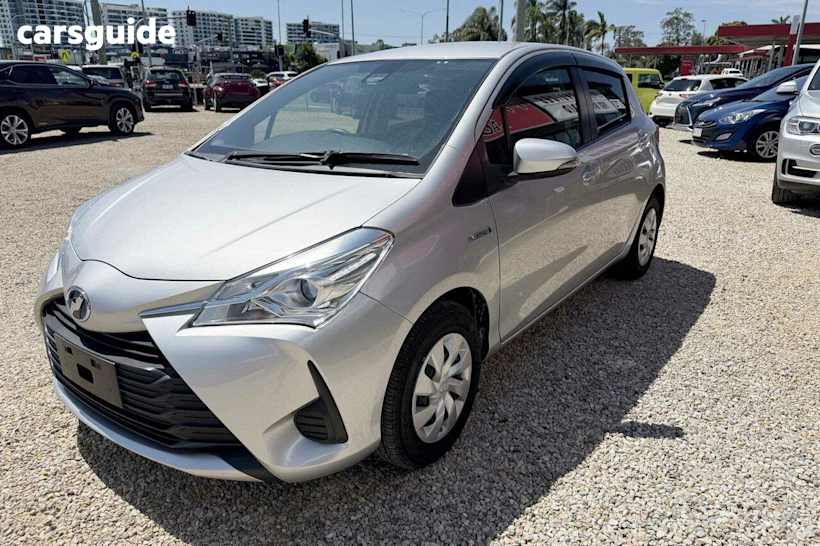 Silver 2018 Toyota Vitz Hatchback F (Hybrid)