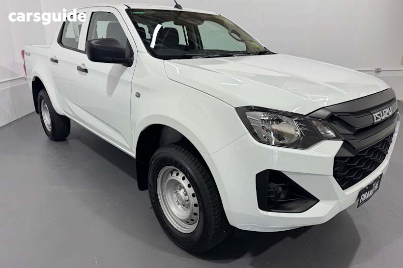 White 2025 Isuzu D-MAX Ute Tray SX 4X4
