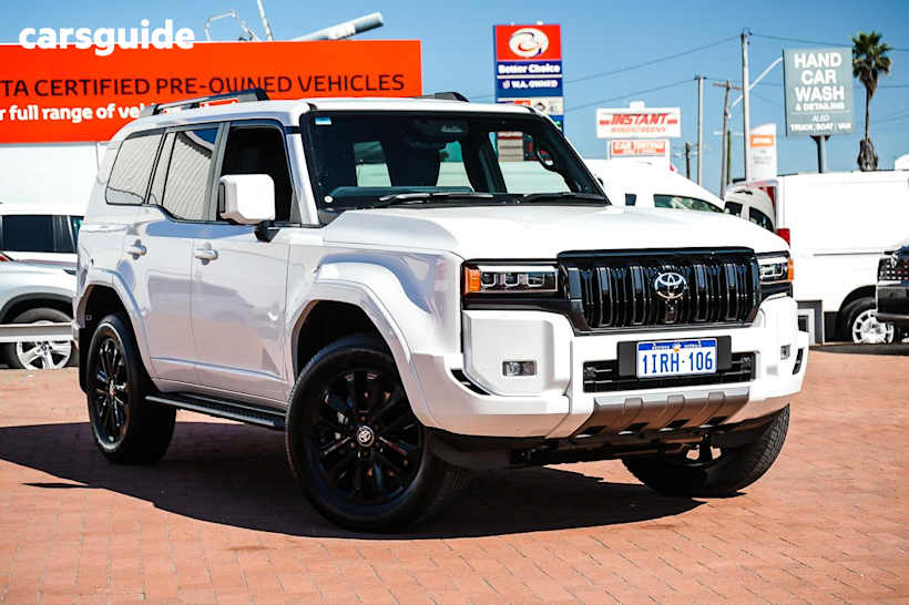 White 2025 Toyota Landcruiser Prado Wagon Vx Frosted White
