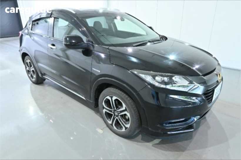 Black 2017 Honda Vezel SUV HYBRID Z HONDA SENSING