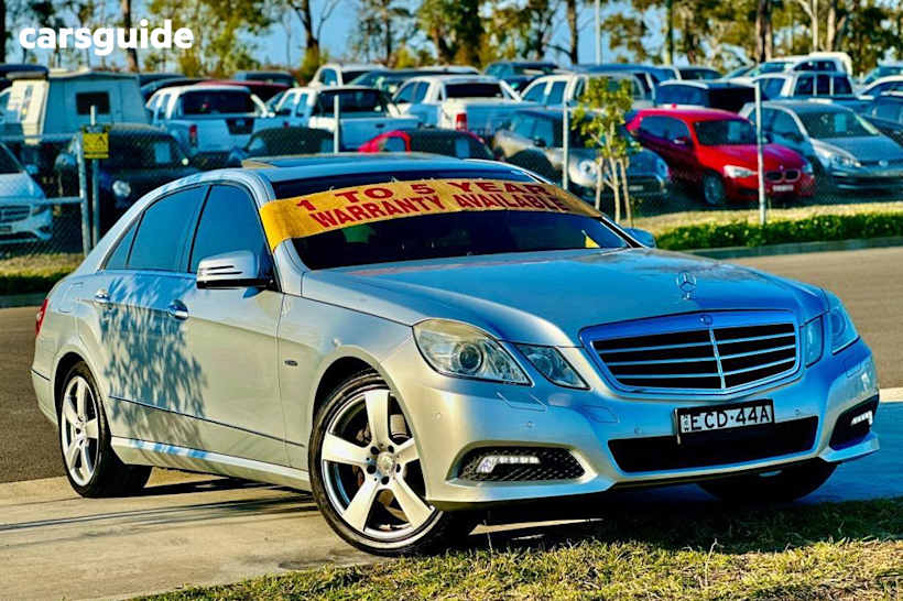 Silver 2009 Mercedes-Benz E250 Sedan Cgi Avantgarde