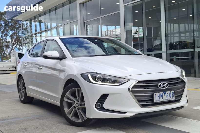 White 2016 Hyundai Elantra Sedan ELITE F