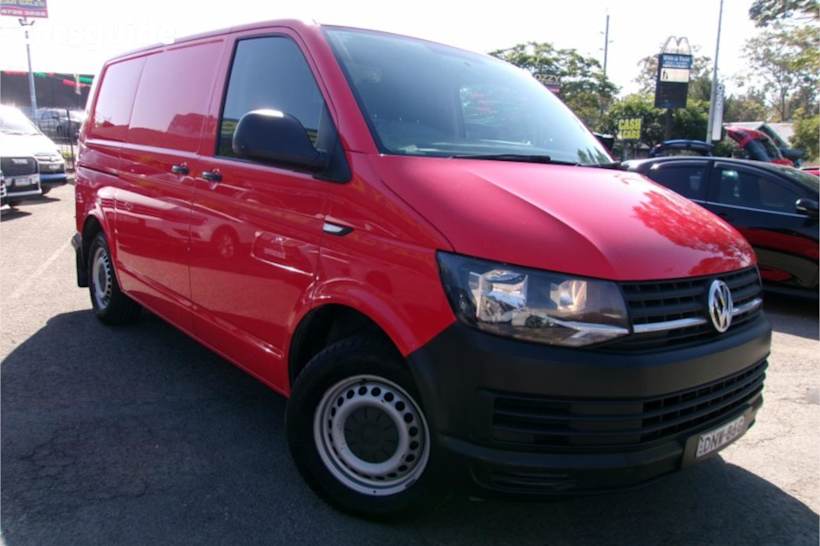 Red 2017 Volkswagen Transporter Van Tdi 340 Swb Low