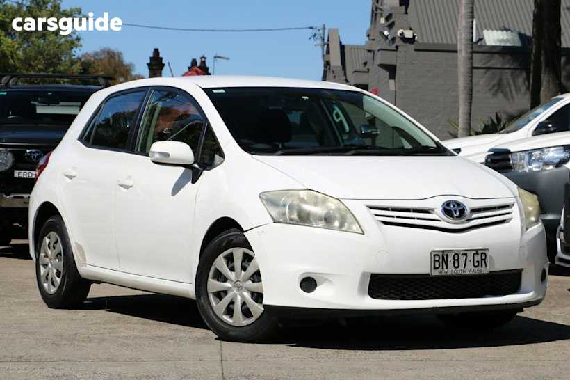 White 2011 Toyota Corolla Hatchback Ascent