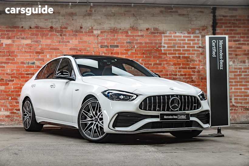 White 2023 Mercedes-Benz C-CLASS Sedan C43 AMG 4WD