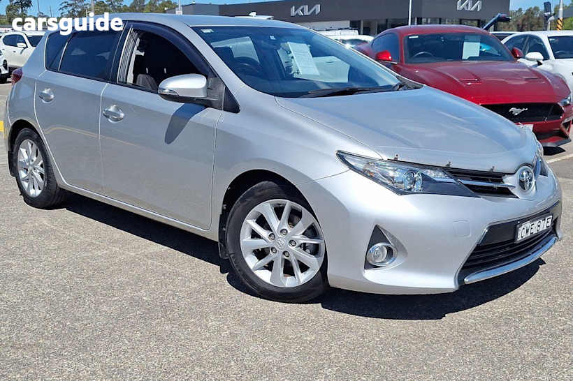 Silver 2014 Toyota Corolla Hatchback Ascent Sport