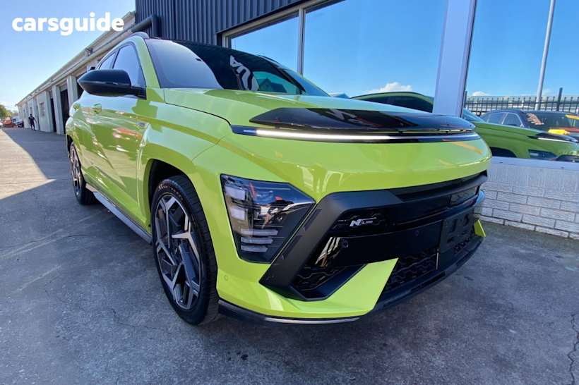 Yellow 2024 Hyundai Kona Wagon Premium N Line