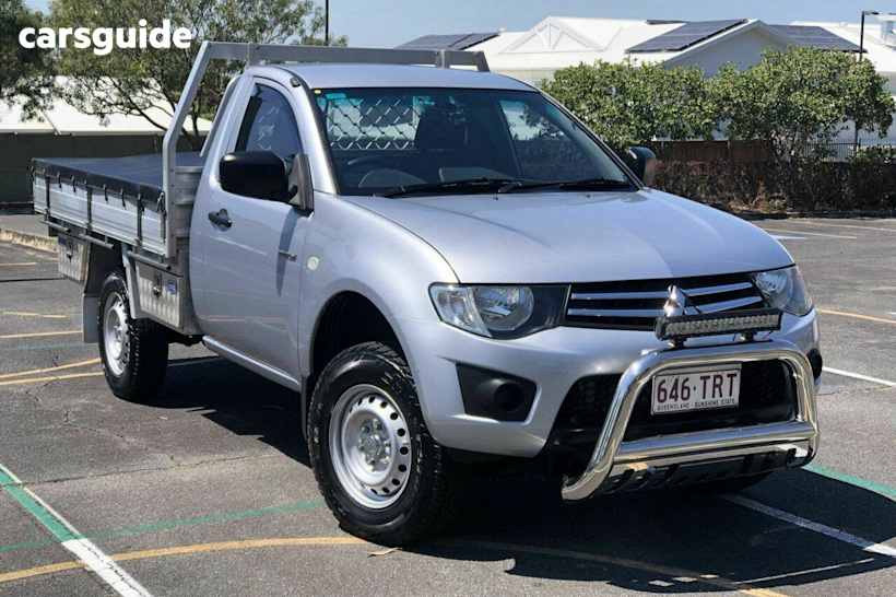 Silver 2012 Mitsubishi Triton Cab Chassis Glx