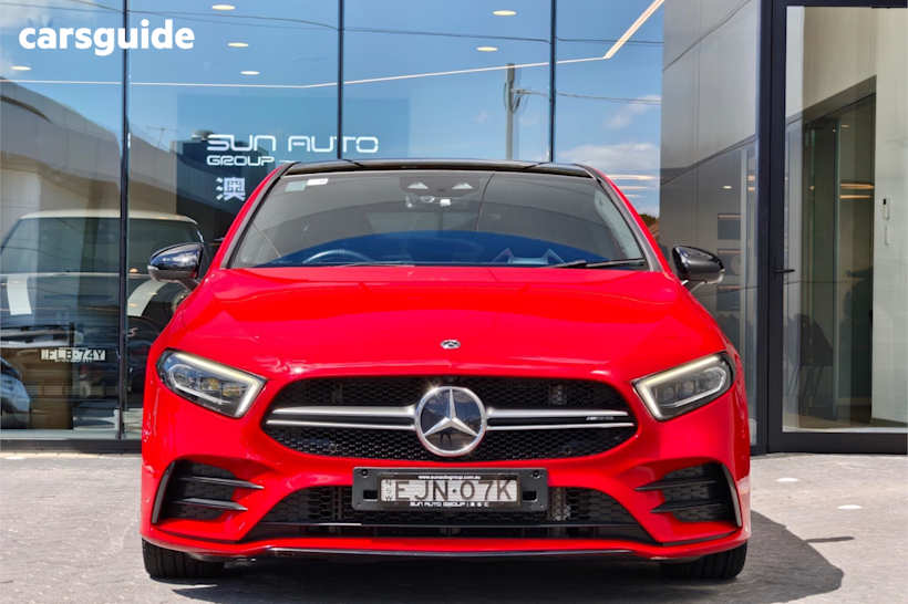 Red 2020 Mercedes-Benz A35 Hatchback 4Matic
