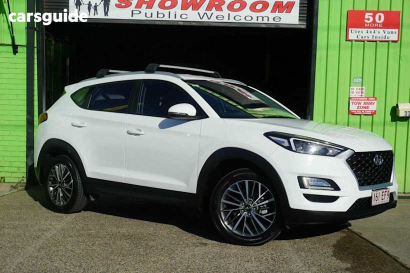 White 2019 Hyundai Tucson SUV ACTIVE X F