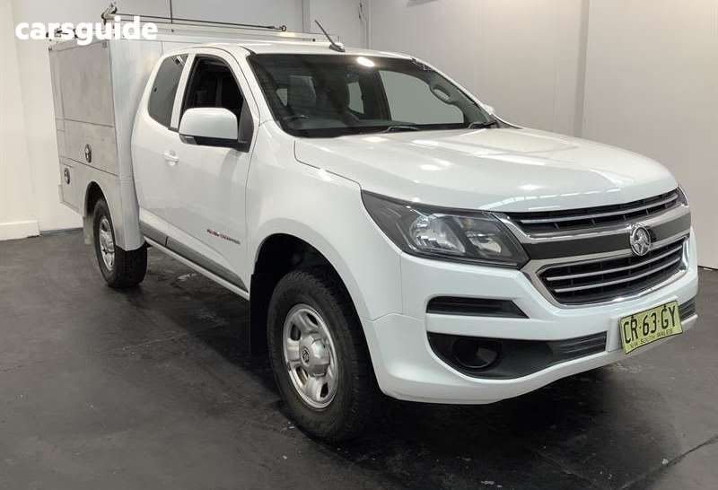 White 2017 Holden Colorado Space Cab Chassis Ls (4X4)