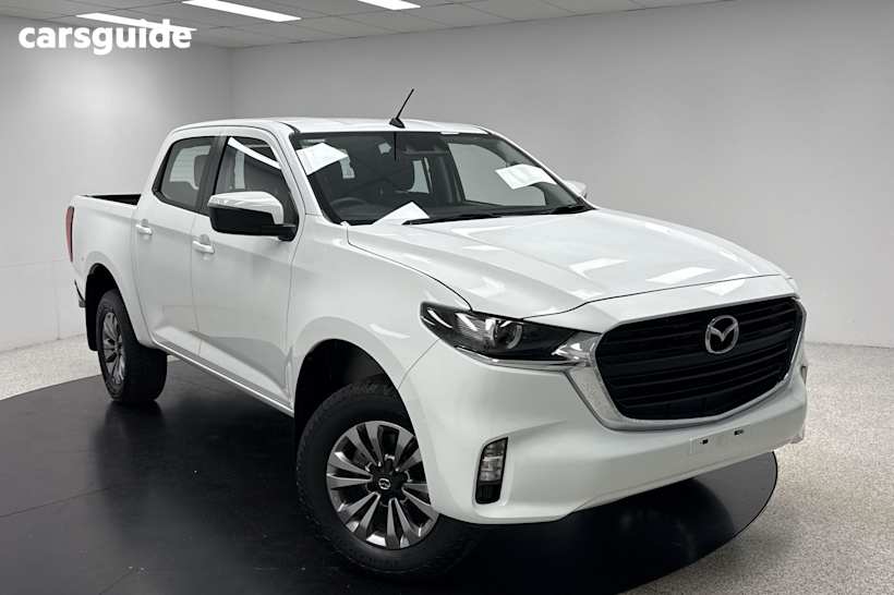 White 2023 Mazda BT-50 Ute Tray XT 4X4
