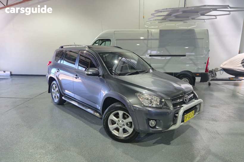 Grey 2009 Toyota RAV4 SUV ZR6 4X4