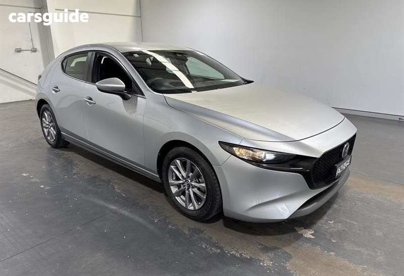 Silver 2021 Mazda 3 Hatchback G20 Pure