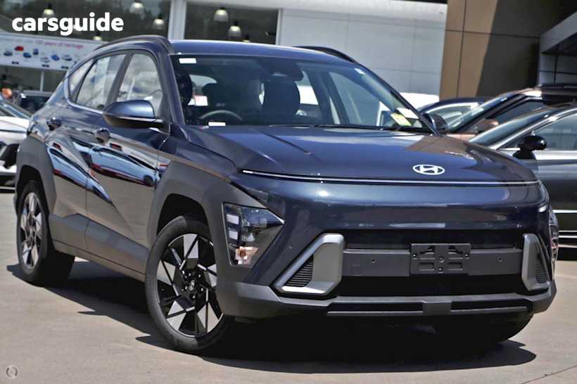 Blue 2025 Hyundai Kona SUV HYBRID F