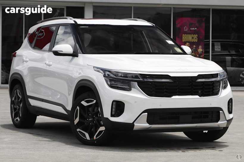 White 2025 Kia Seltos SUV GT-LINE 4X4