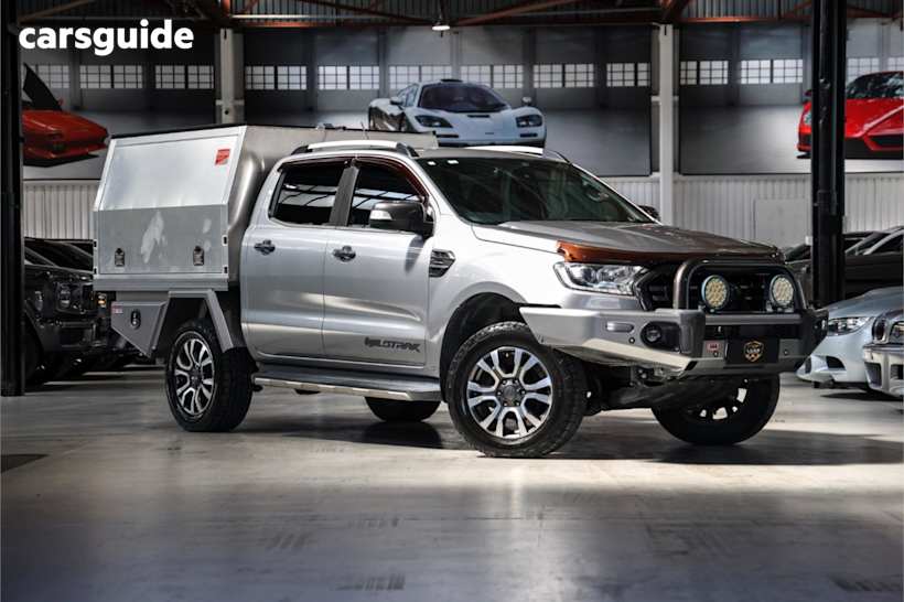 Silver 2019 Ford Ranger Ute Tray WILDTRAK 4X4