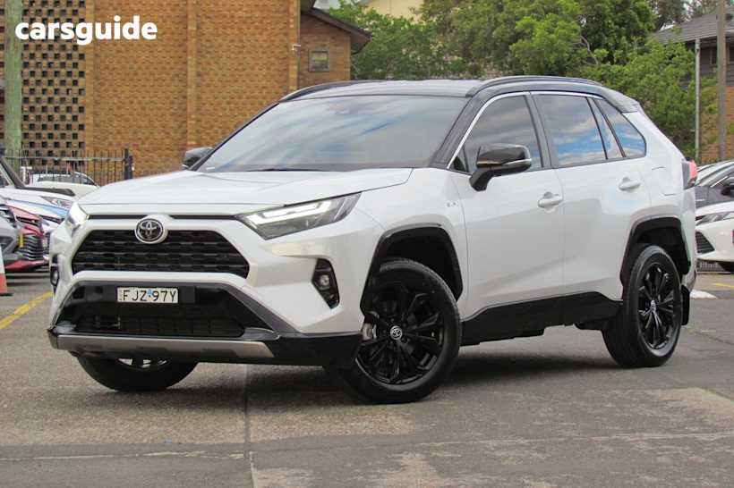 White 2024 Toyota RAV4 SUV XSE F