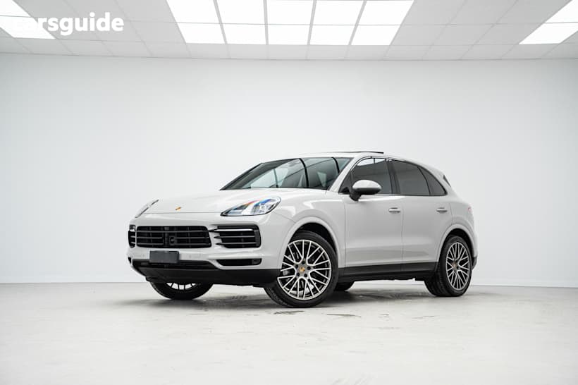 Grey 2022 Porsche Cayenne SUV PLATINUM EDITION 4X4