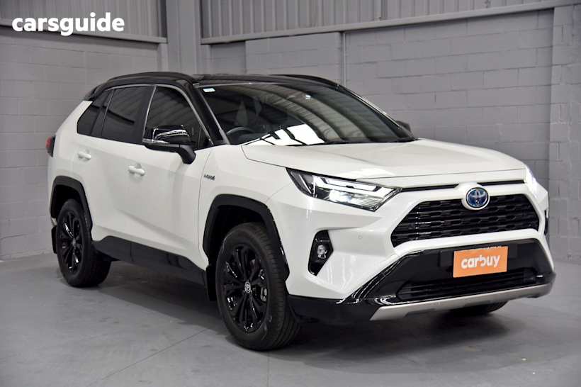 White 2021 Toyota RAV4 SUV XSE F