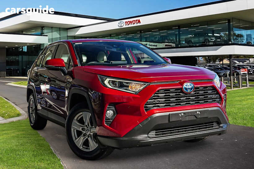 Red 2021 Toyota RAV4 SUV GX F