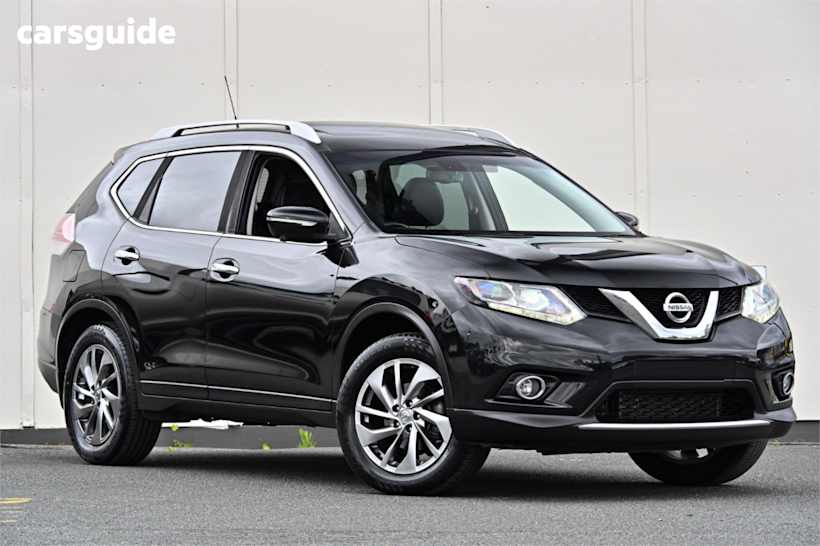 Black 2015 Nissan X-Trail SUV TL 4X4