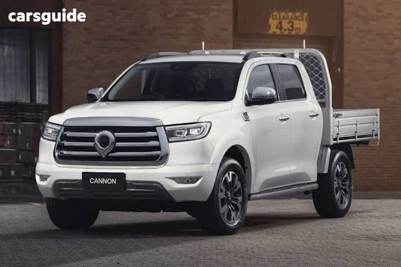 Red 2024 GWM UTE Dual Cab Chassis Tray Cannon (4X4)