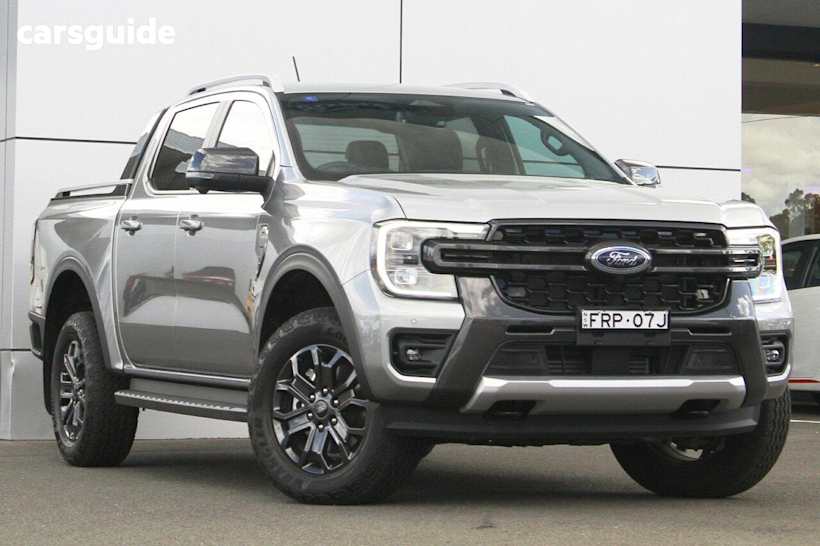 Silver 2025 Ford Ranger Ute Tray WILDTRAK 4X4