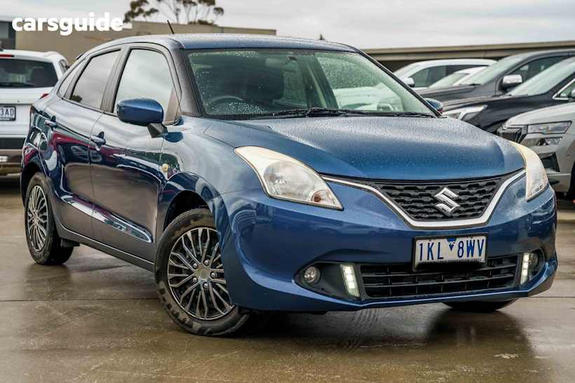 Blue 2017 Suzuki Baleno Hatch GL F