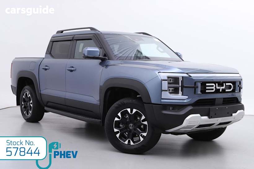 Blue 2025 BYD Shark 6 Dual Cab Utility Dual Motor Premium