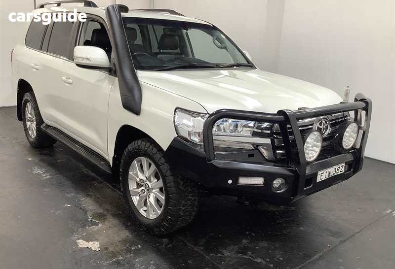 White 2020 Toyota Landcruiser Wagon Lc200 Vx (4X4)