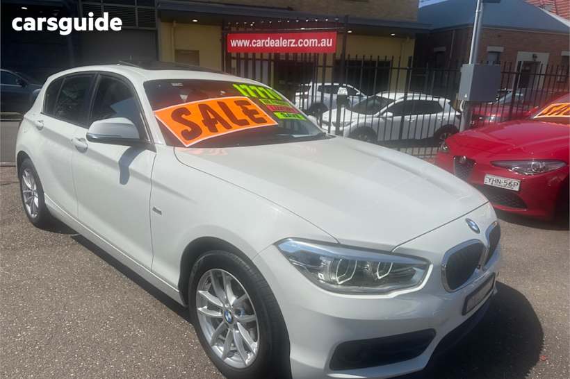 White 2018 BMW 118I Hatchback Sport Line