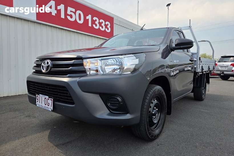 Grey 2017 Toyota Hilux Cab Chassis Workmate