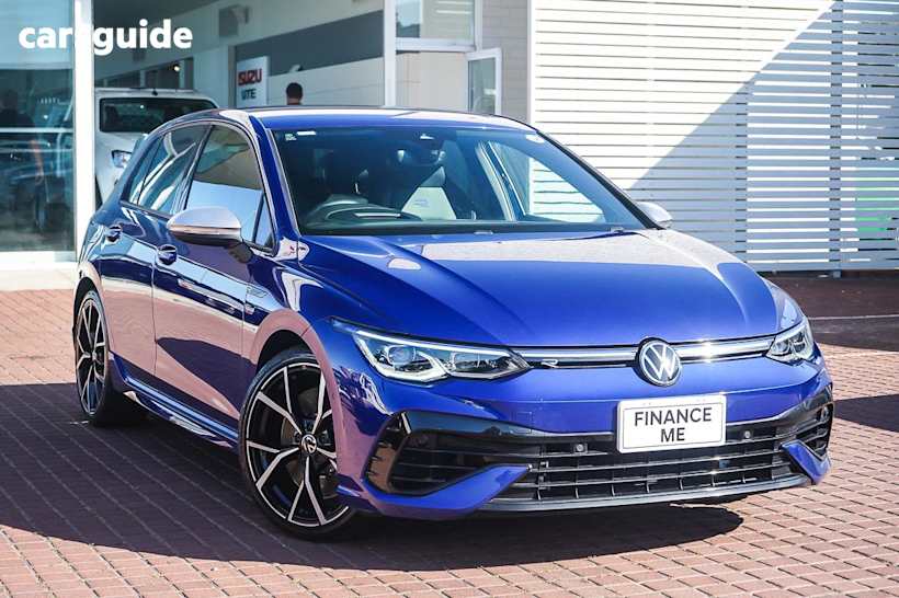 Blue 2022 Volkswagen Golf Hatchback R 4Motion