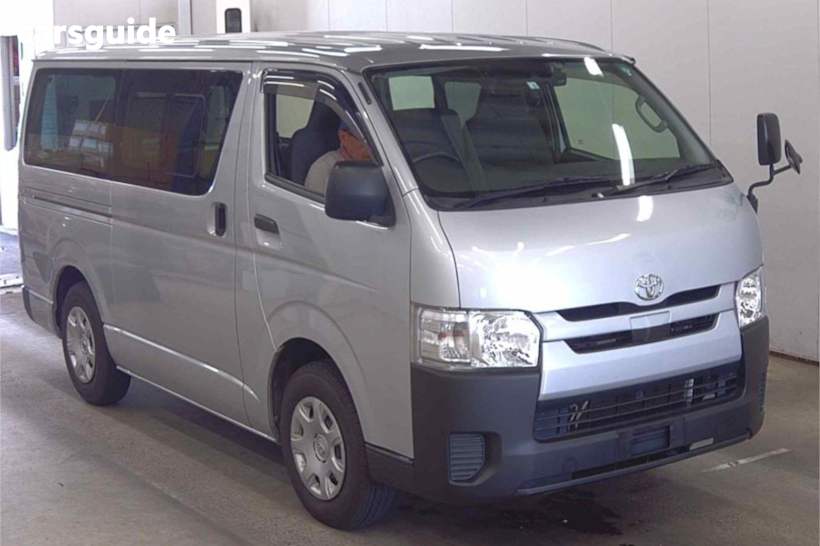 Silver 2019 Toyota HiAce Commercial